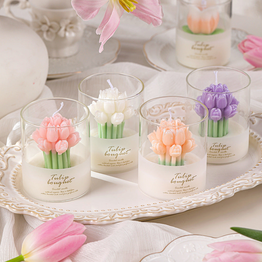 Rebirth Tulip Candle