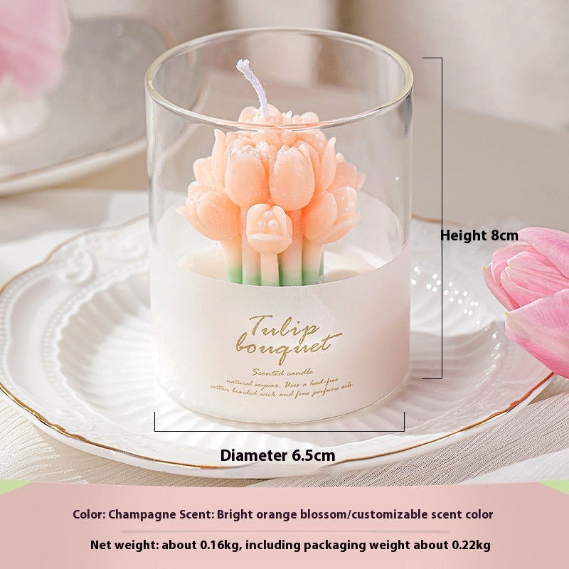 Rebirth Tulip Candle
